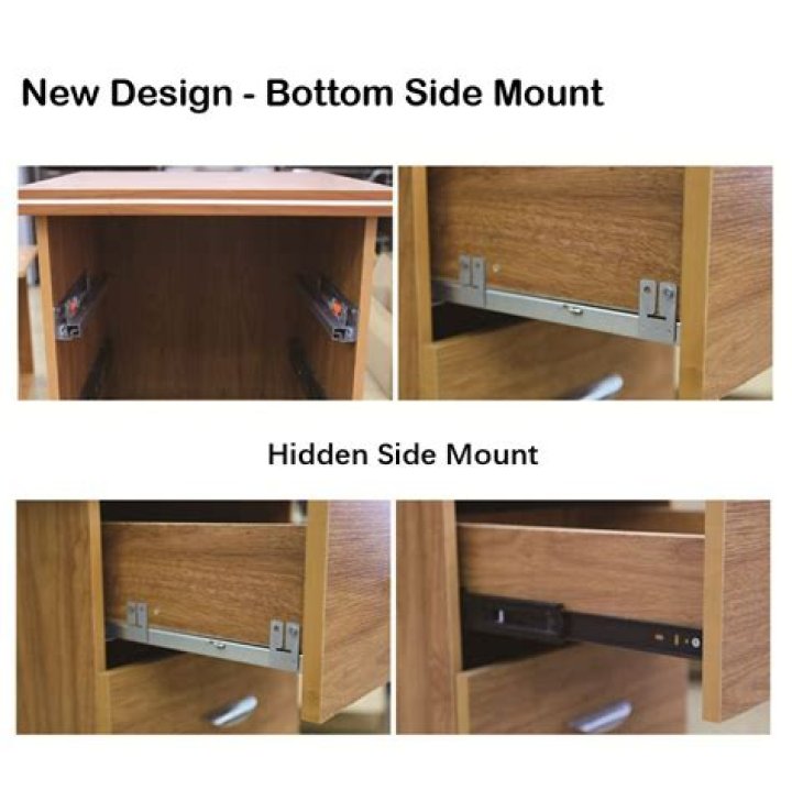 How do you measure a side mount drawer slide?