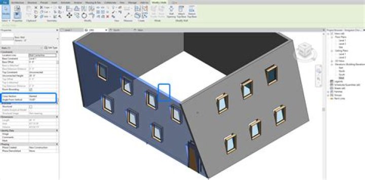 How do you paint a section of a wall in Revit?