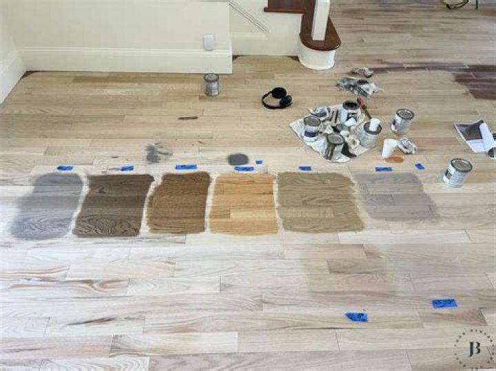 How do you paint concrete floors to look like wood?