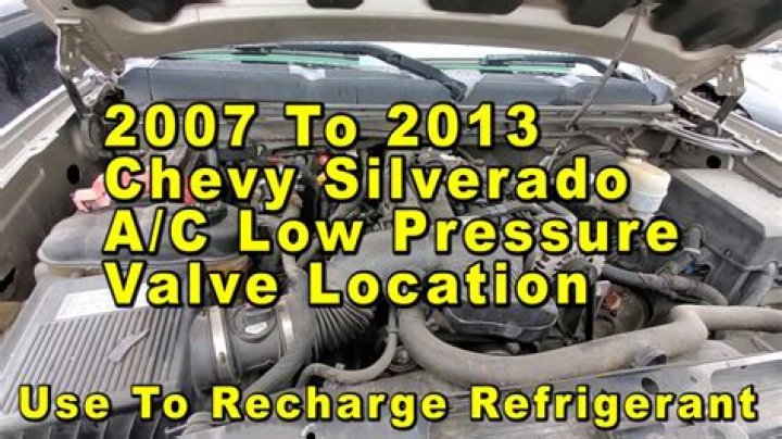 How do you recharge the AC on a 2004 Chevy Silverado?