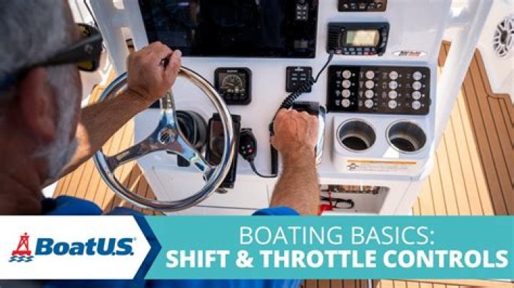 How do you remove a boat throttle control?