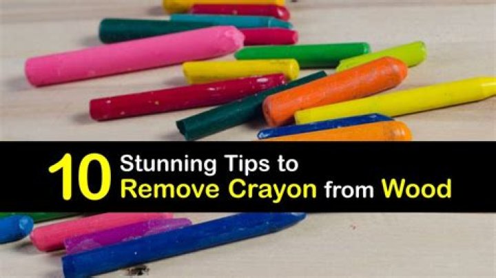 How do you remove crayon from toys?