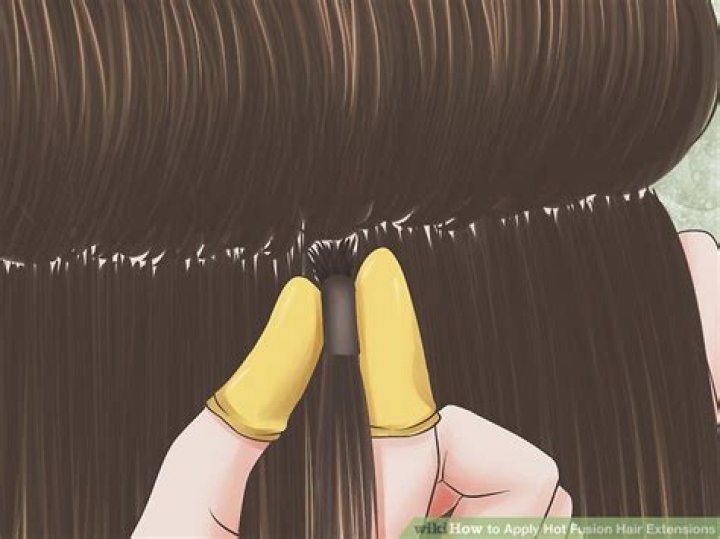 How do you remove fusion hair extensions?