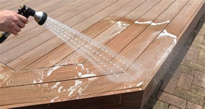 How do you remove sap from Trex decking?