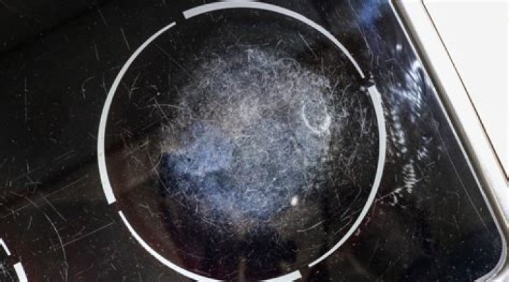 How do you repair a chip in a glass top stove?