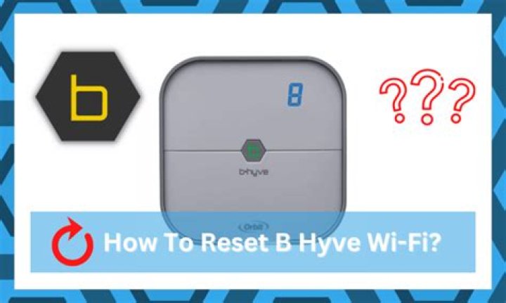 How do you reset B HYVE?
