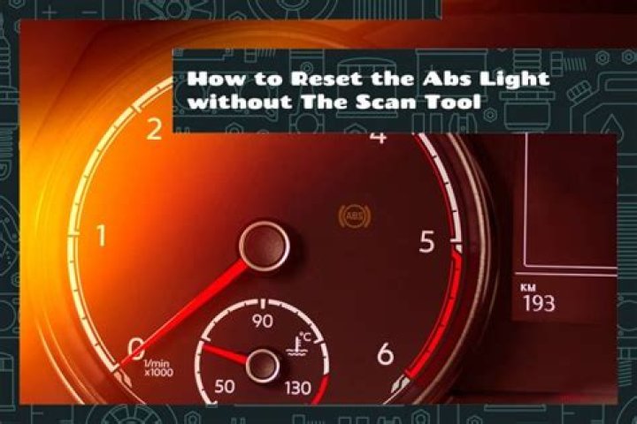 How do you reset the ABS light on a Jeep Grand Cherokee?