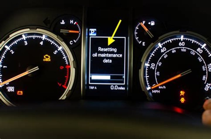 How do you reset the oil maintenance light on a Lexus is220d?