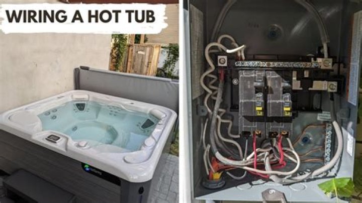 How do you run wire for a hot tub?