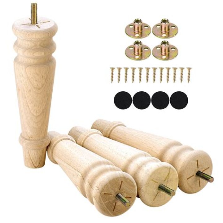 How do you screw in furniture legs?