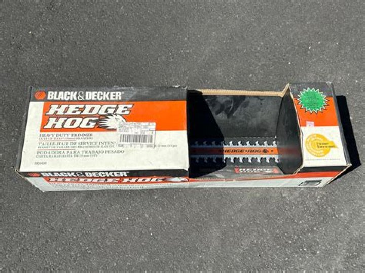 How do you sharpen a Black and Decker hedge hog?