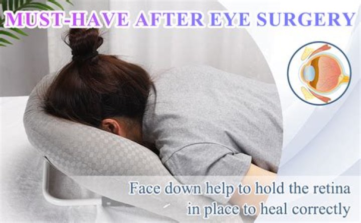 How do you sleep face down after retinal surgery?