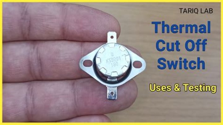 How do you test a thermal cut out switch?