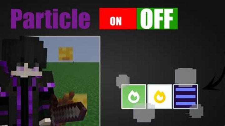 How do you turn off particles in Minecraft?