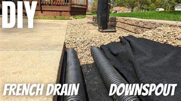 How do you unclog a French drain drain?