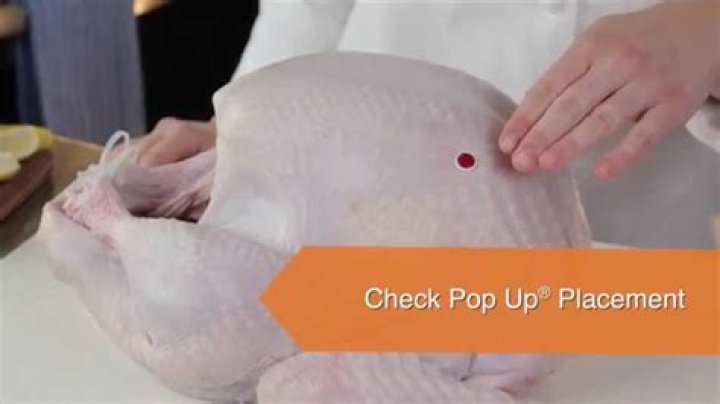 How do you use a pop up timer in a turkey?