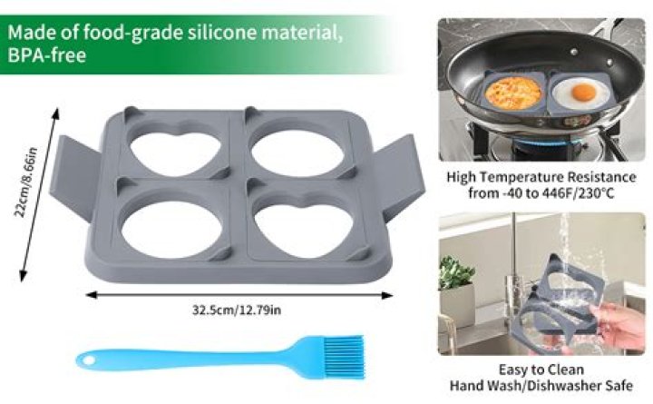How do you use a silicone pancake mold?