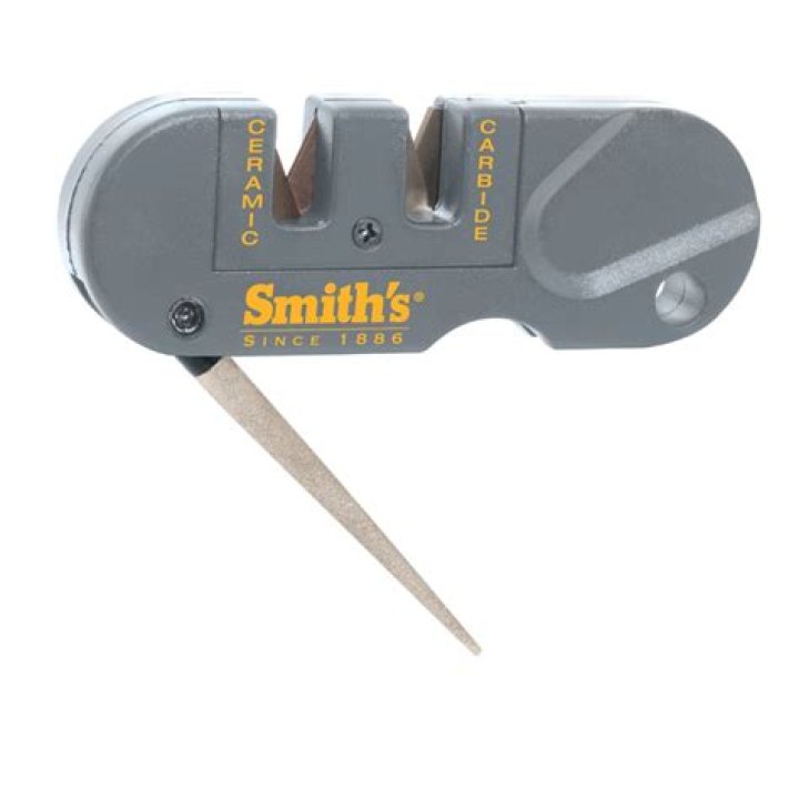 How do you use a Smith sharpener?