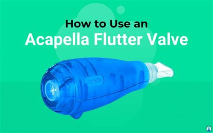 How do you use acapella flutter valve?