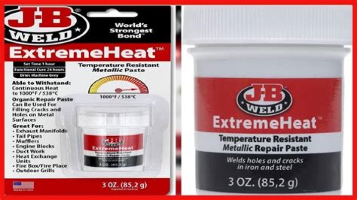 How do you use JB Weld extreme heat?