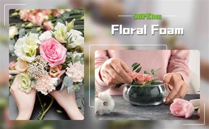 How do you wet foam fresh flowers?