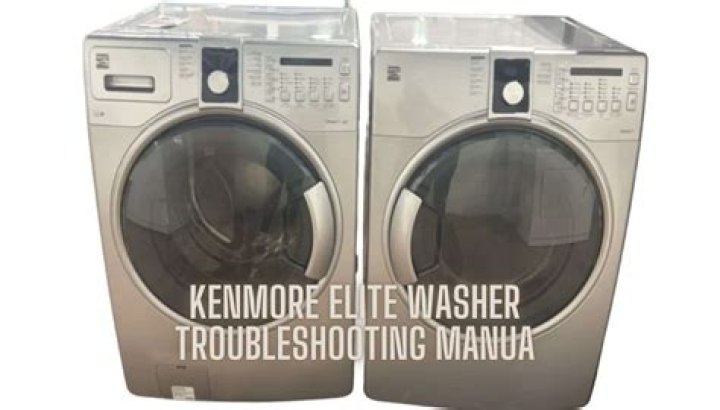 How do you work a Kenmore Elite washing machine?