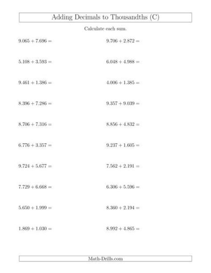 How do you write 30 thousandths as a decimal?