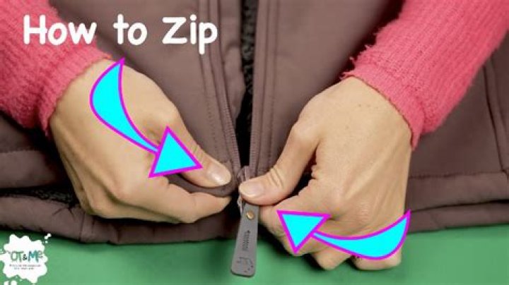 How do you zip a zipper without a slider?