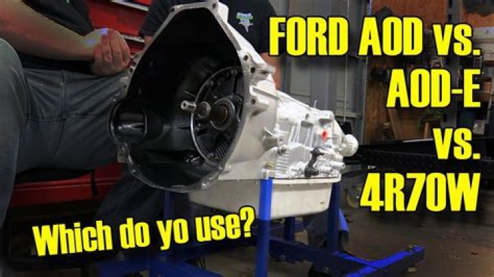 How does a Ford AOD transmission work?