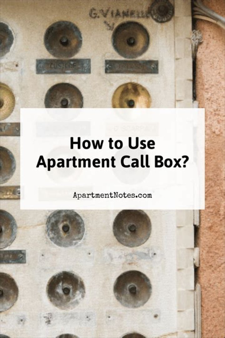 How does an apartment call box work?