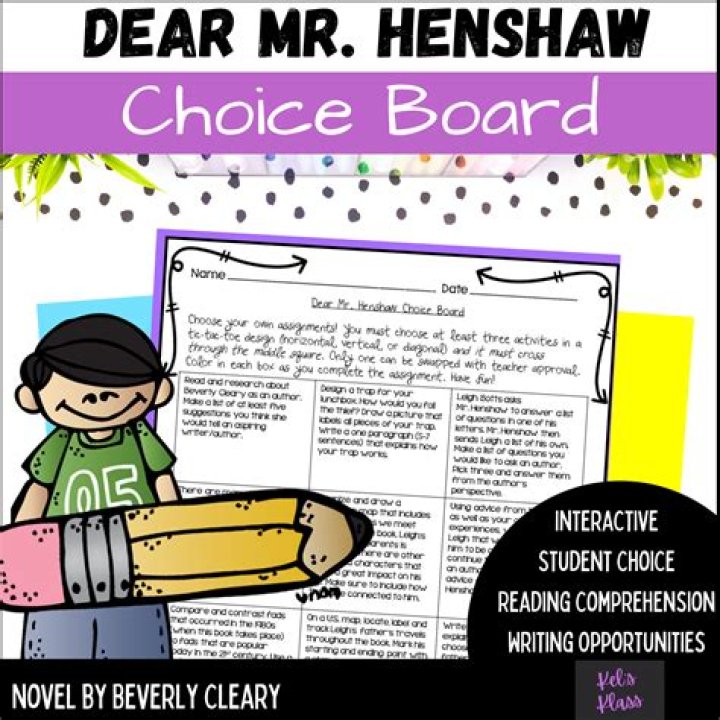 How does Dear Mr Henshaw end?