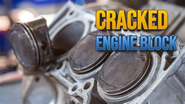 How does engine block crack?