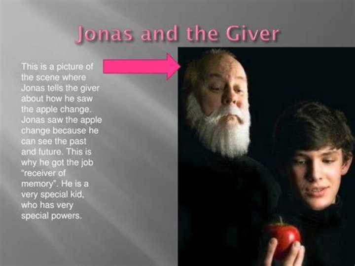 How does Jonas change throughout the giver?