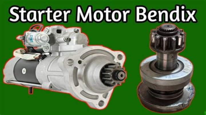 How does the Bendix on a starter work?