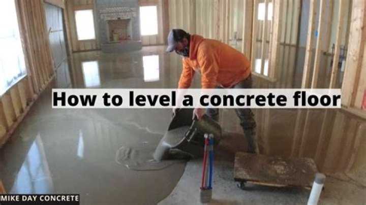 How flat does a concrete floor need to be for tile?