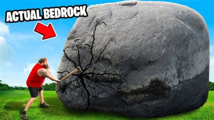 How hard is bedrock in real life?