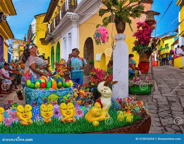 How is Easter celebrated in Colombia?