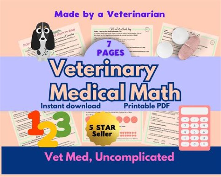 How is math used in veterinary tech?
