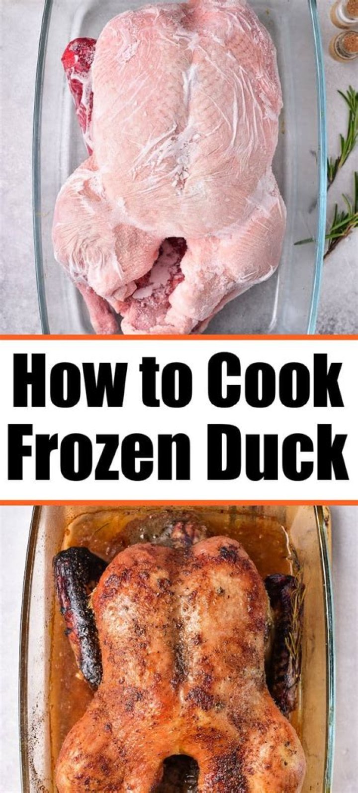 How long can you keep a frozen duck?
