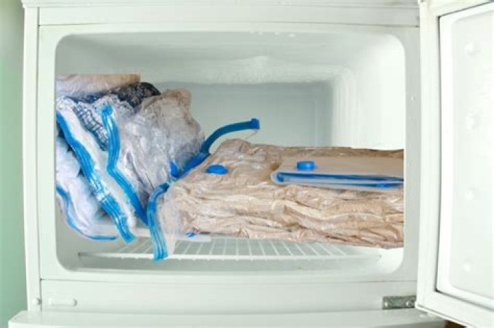 How long do you leave clothes in the freezer?