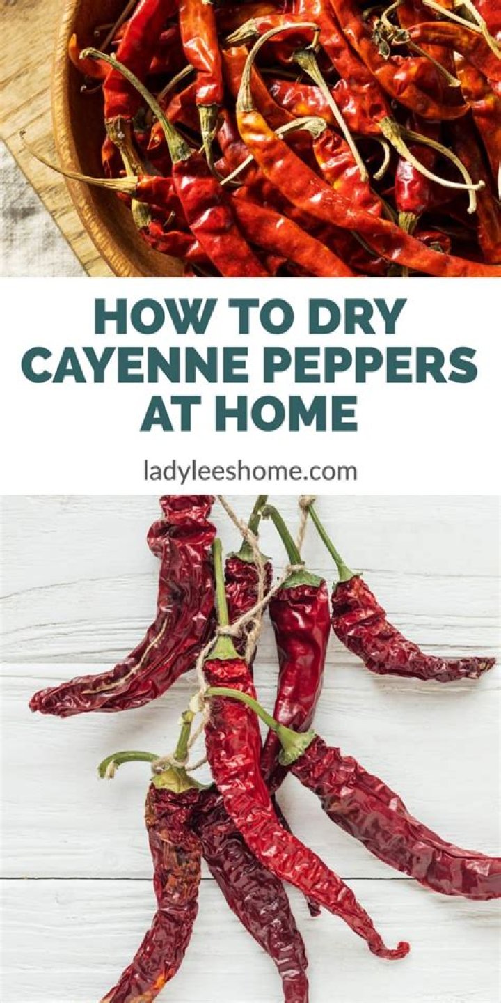 How long does it take to dry cayenne peppers?