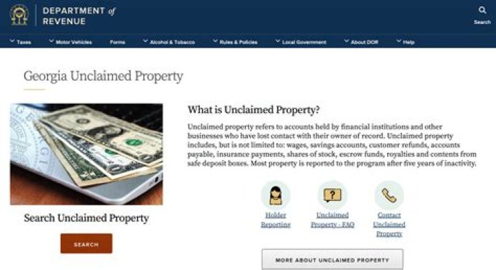 How long does it take to get unclaimed money in Georgia?