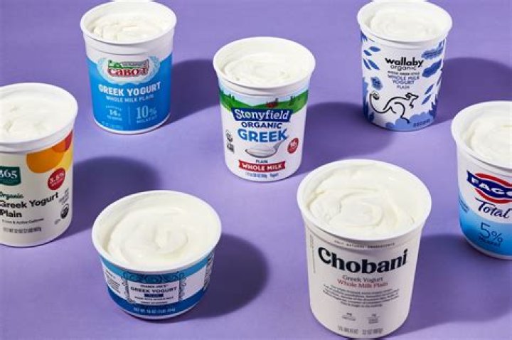 How many calories are in a cup of full fat Greek yogurt?