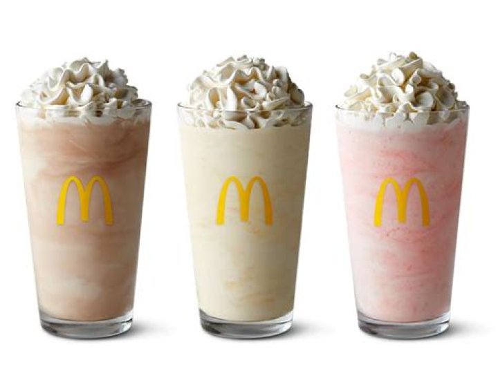 How many calories are in a mcdonalds milkshake?