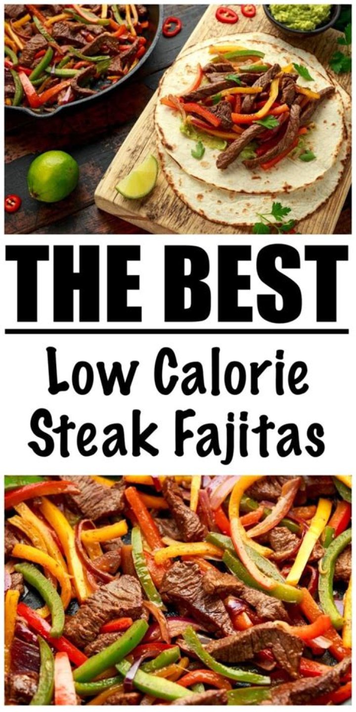 How many calories are in steak fajitas from a Mexican restaurant?