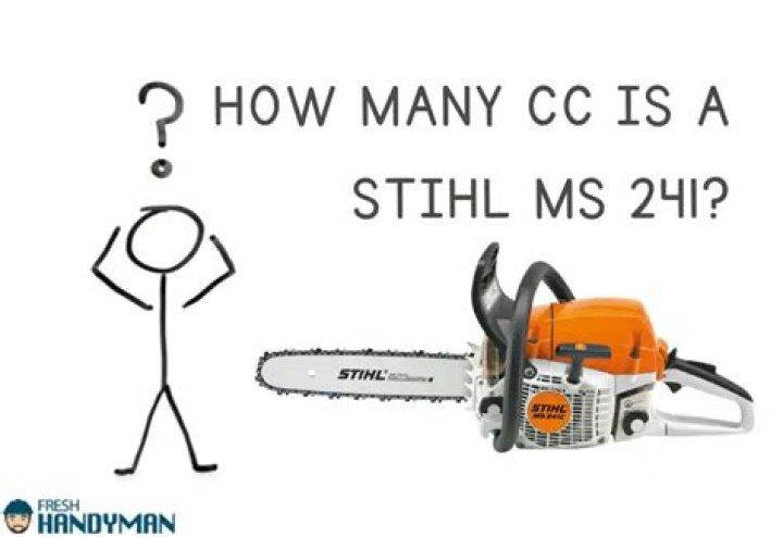 How many cc is a Stihl MS 391?