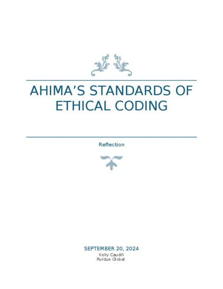 How many standards of ethical principles are there ahima?
