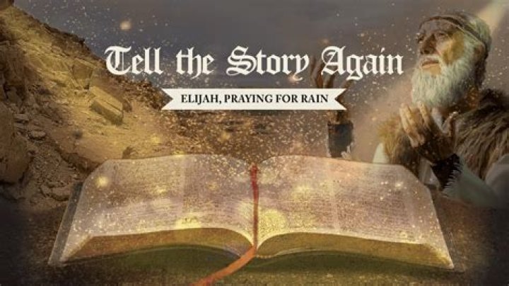 How many times did Elijah pray rain?