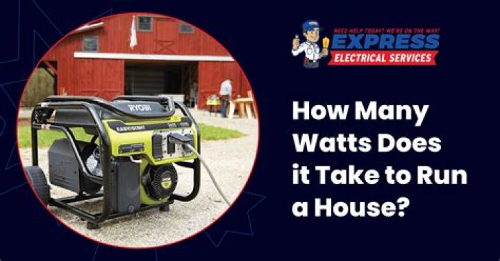 How many watts does it take to run a shop vac?