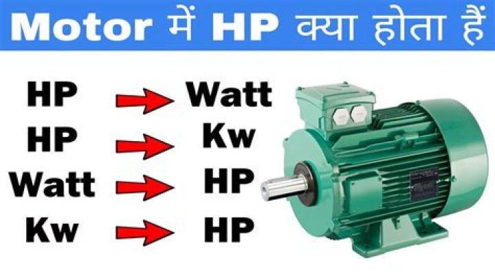 How many watts is a 3hp motor?